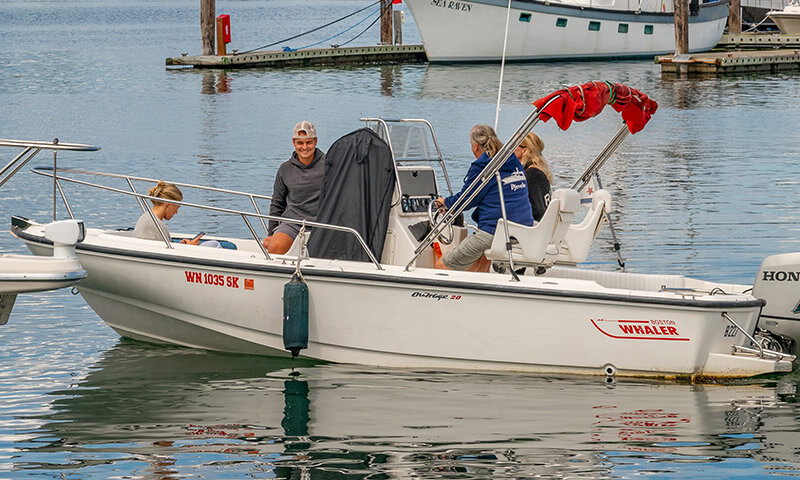 Boat in Lopez island