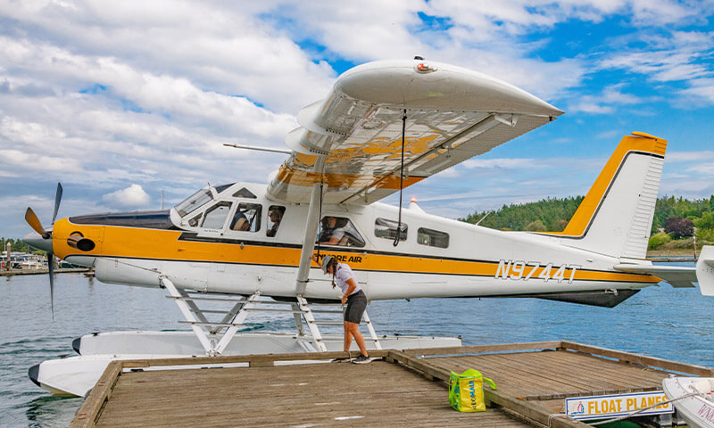 Fly to Lopez island with Kenmore Air