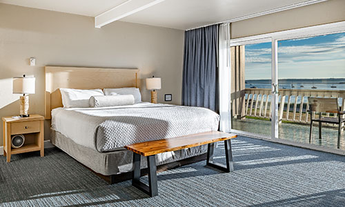 Hotel resort accommodations on Lopez Island.